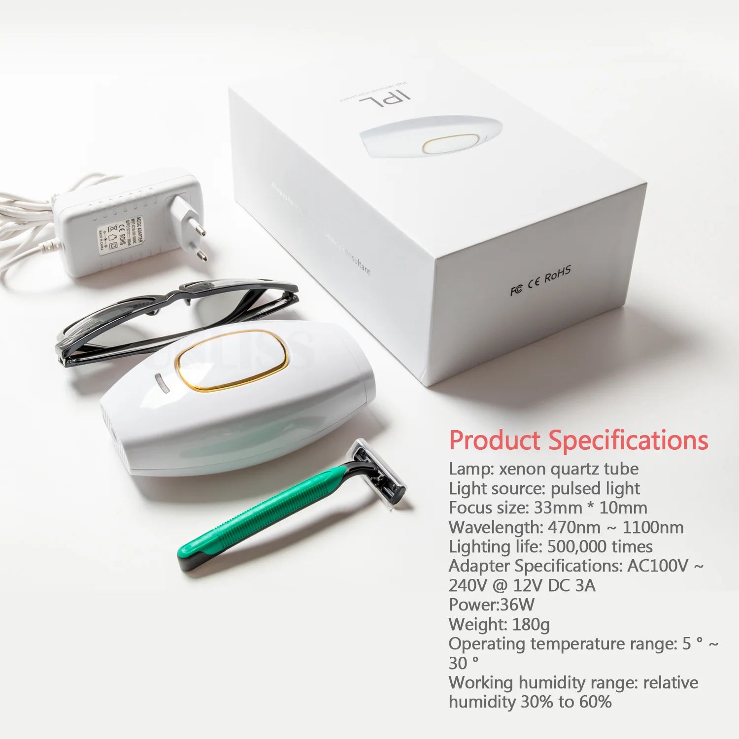IPL Laser Epilator Body Bikini Laser Hair Removal for Women Flash Depilator Pulse Permanent Laser Epilator Home Use Epilator