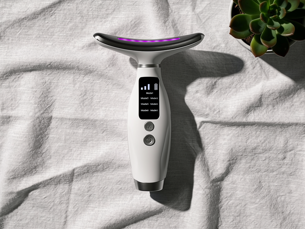 GlowPulse LED Face & Neck Massager