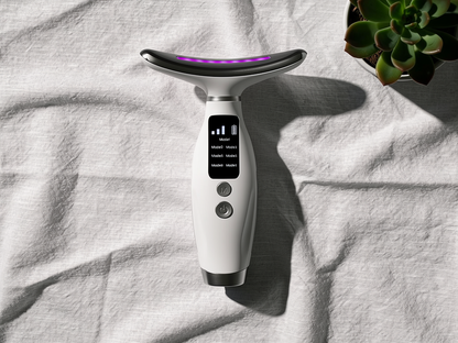 GlowPulse LED Face & Neck Massager
