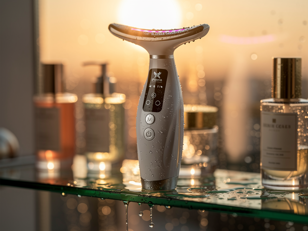 GlowPulse LED Face & Neck Massager